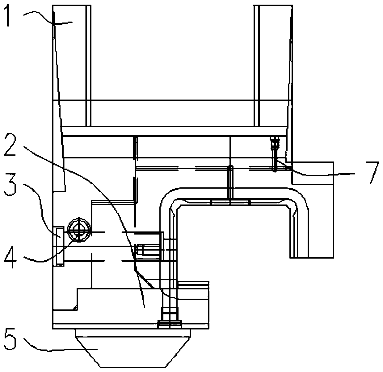 Split-type guiding sliding shoe