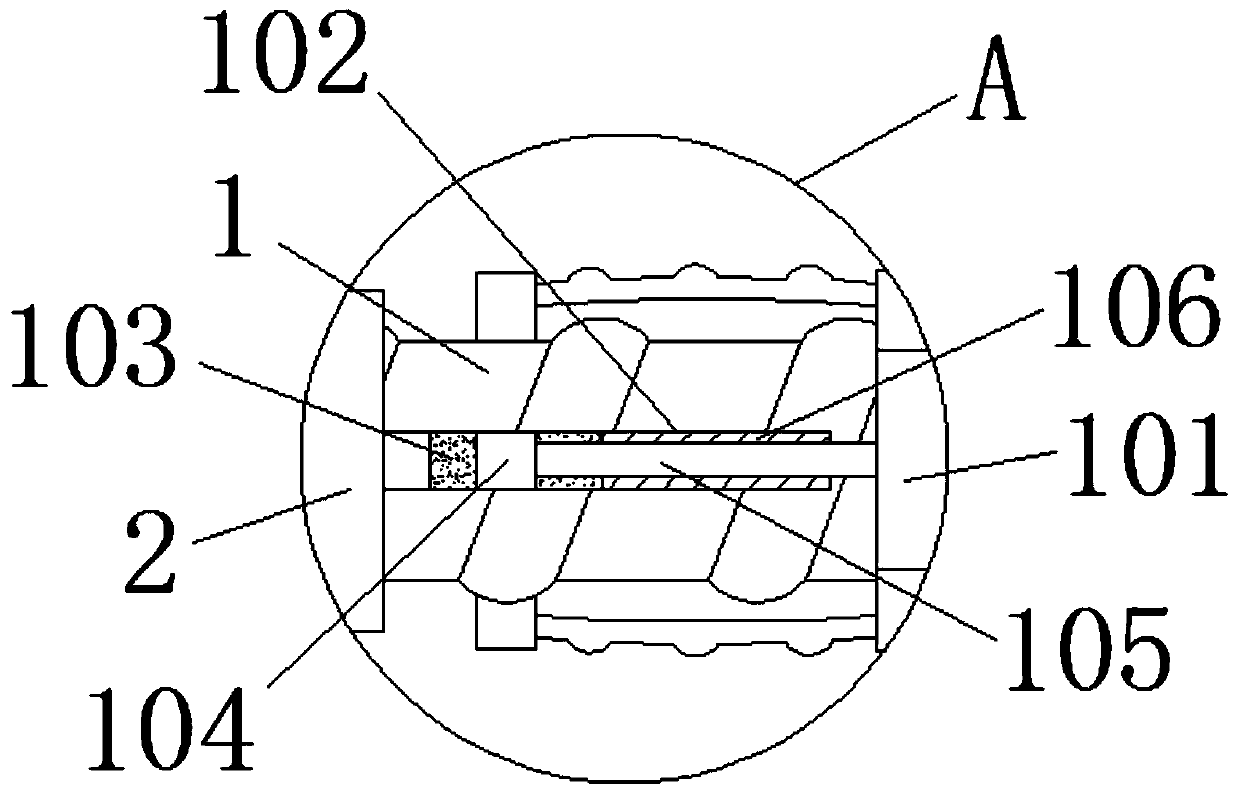 Extremely-soft rock anchor rod structure and construction method
