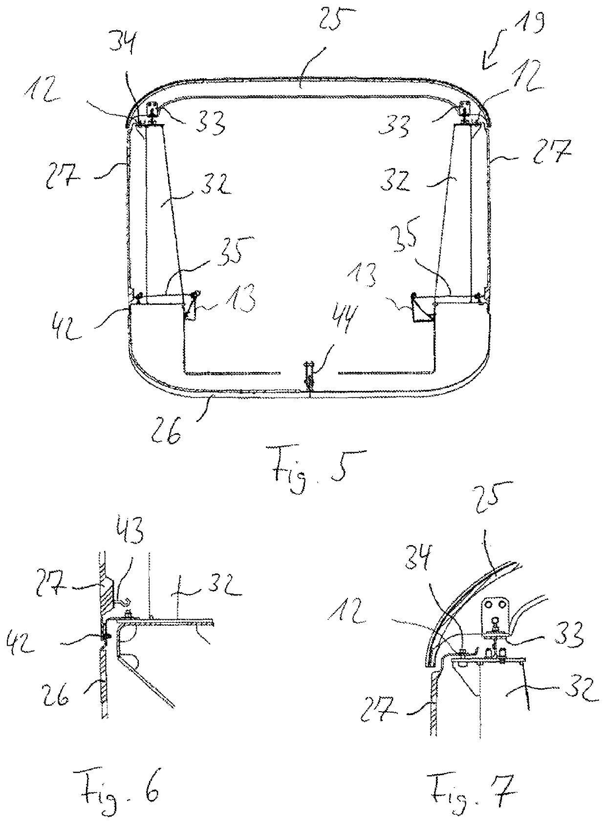 Enclosure for a nacelle of a wind turbine