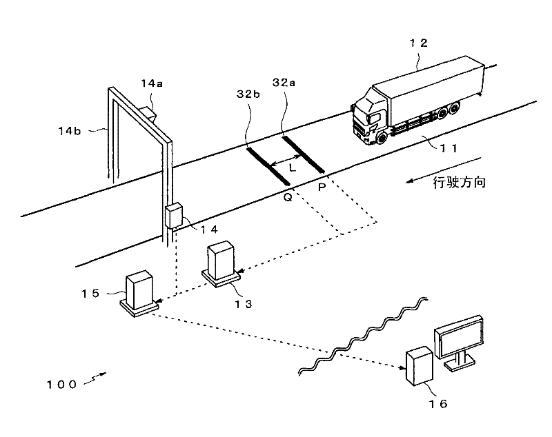 Axle load measuring system and vehicle separation method