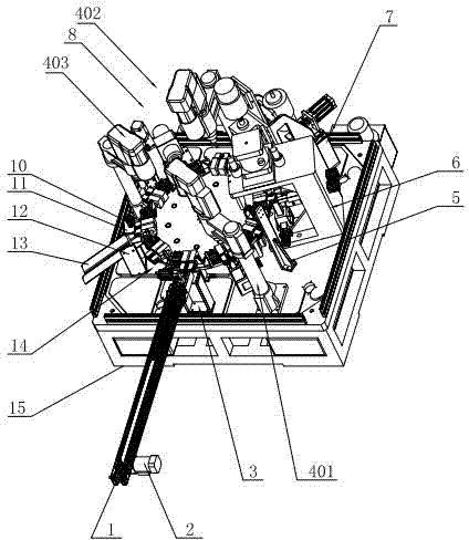 Lock body automatic machining device