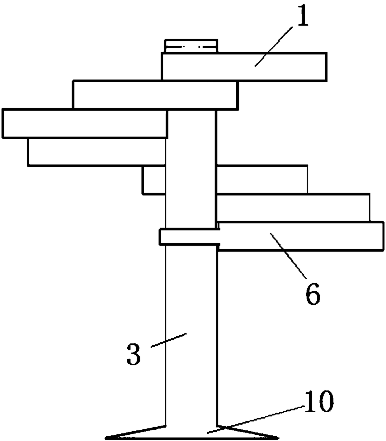 Vertical combined storage device