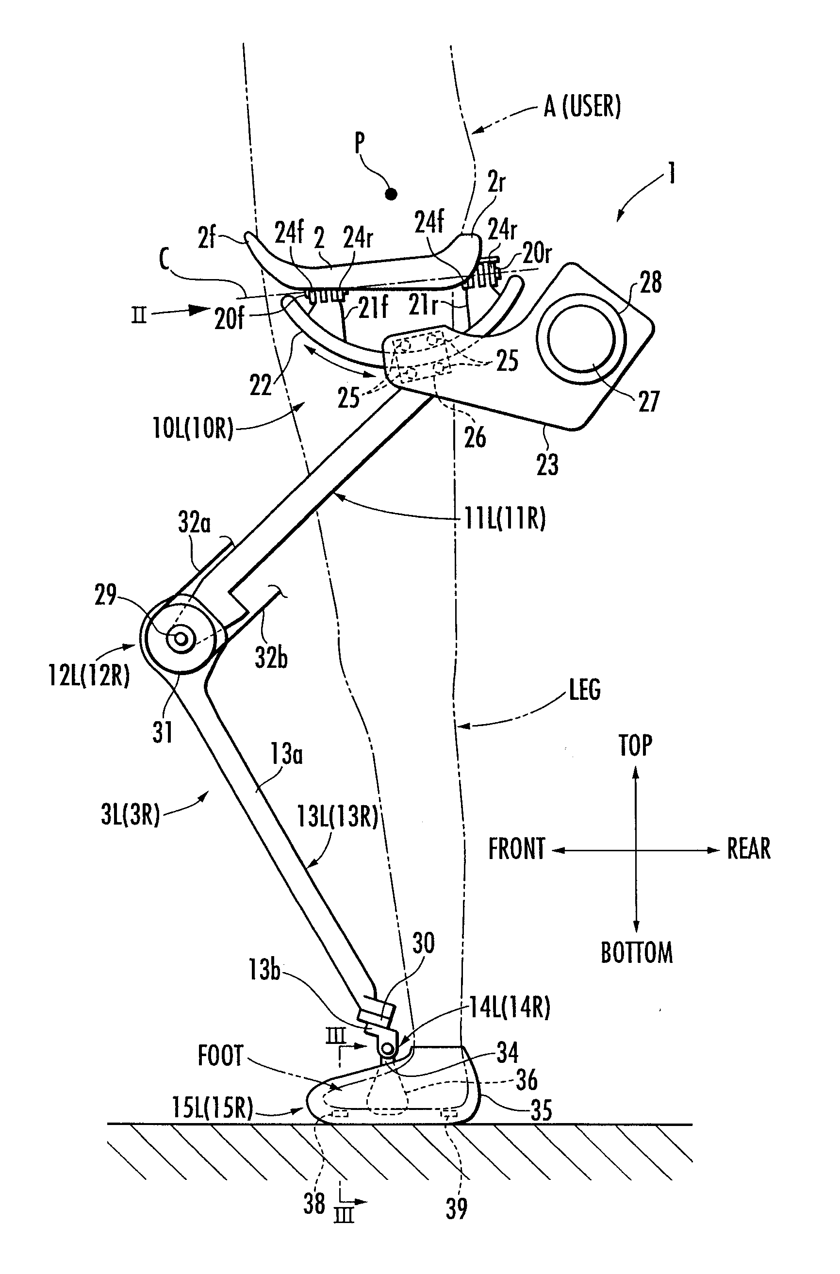 Control device and control program for walking assist apparatus