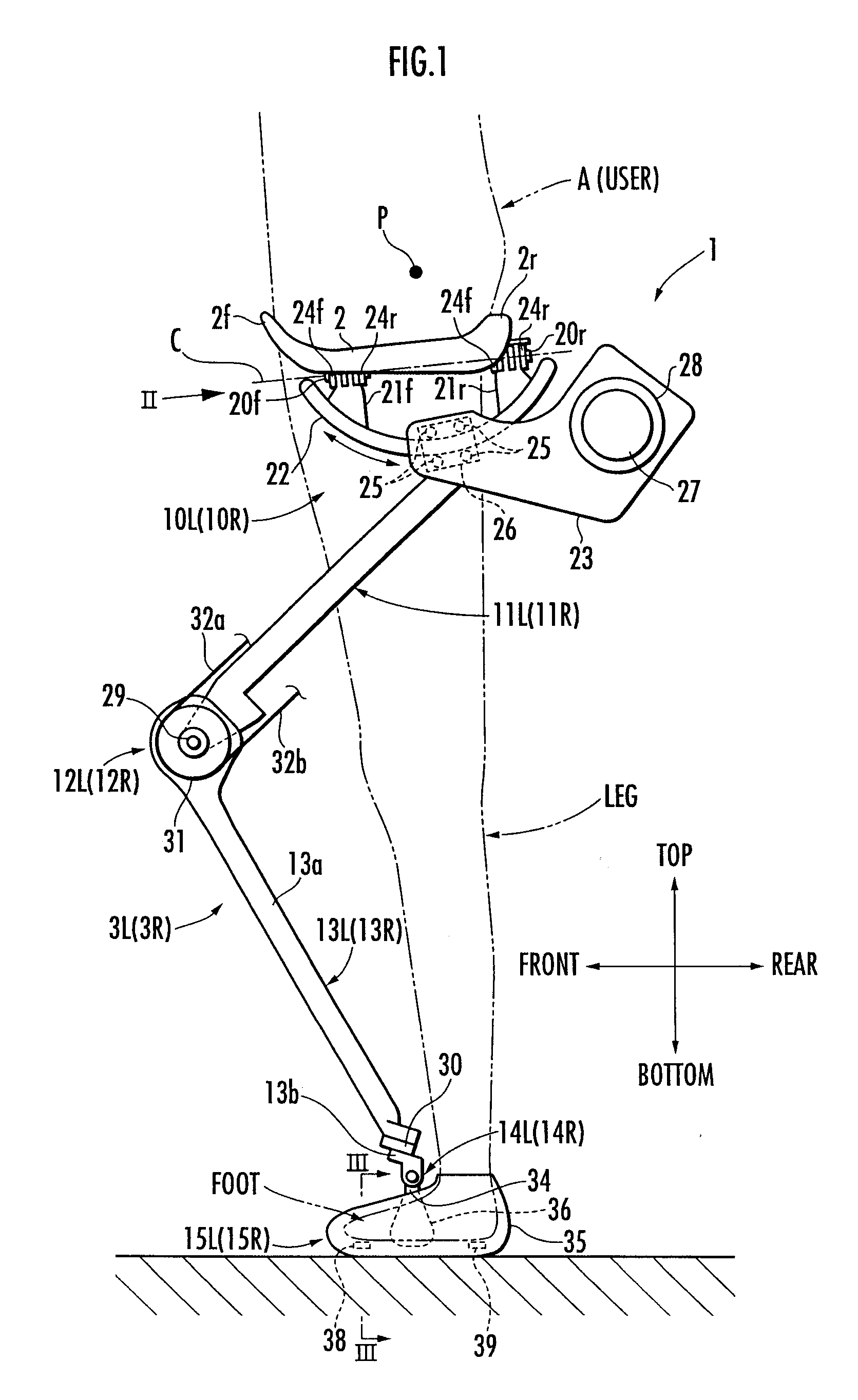 Control device and control program for walking assist apparatus