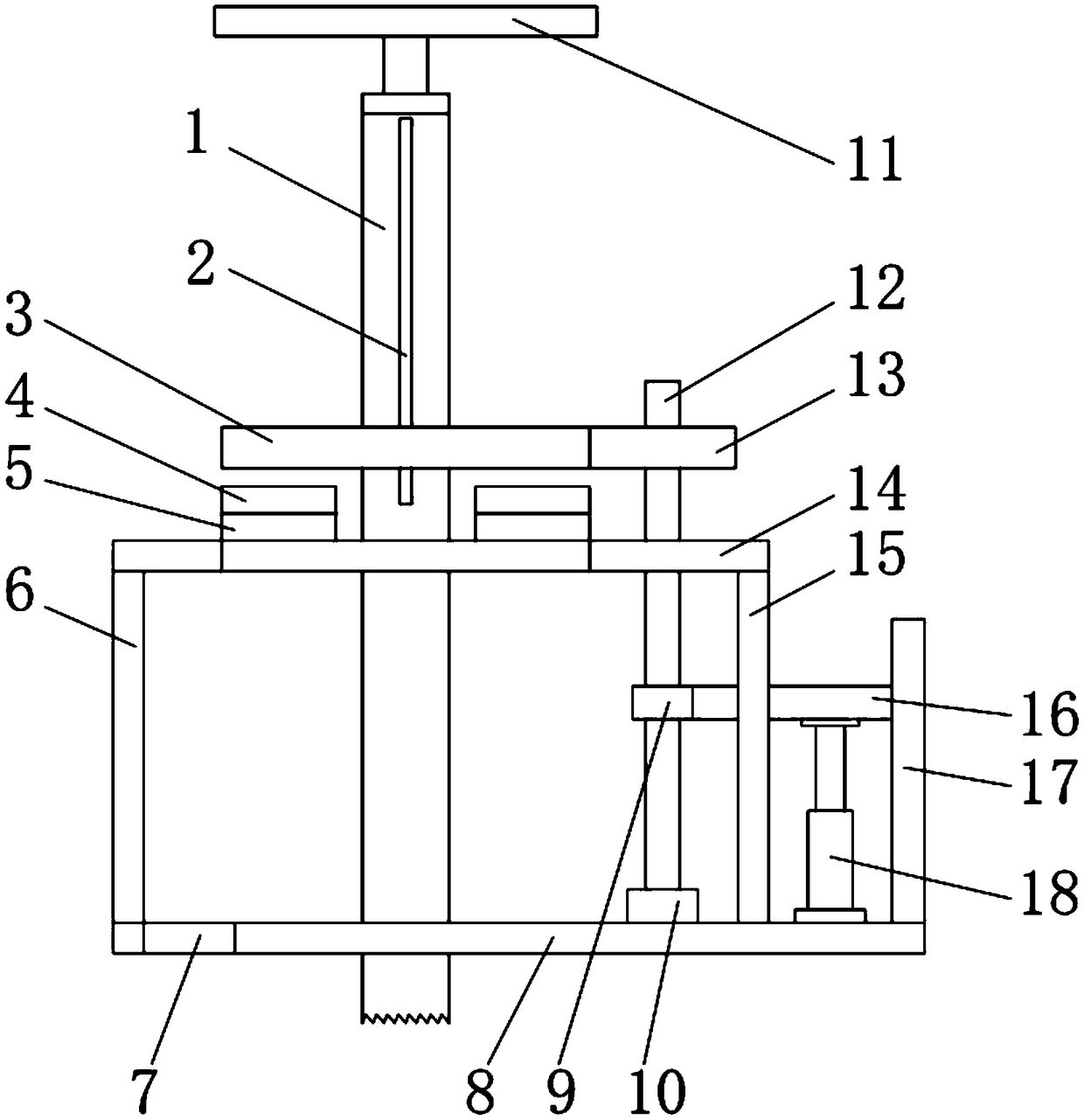 Heavy metal soil sampling device and using method thereof