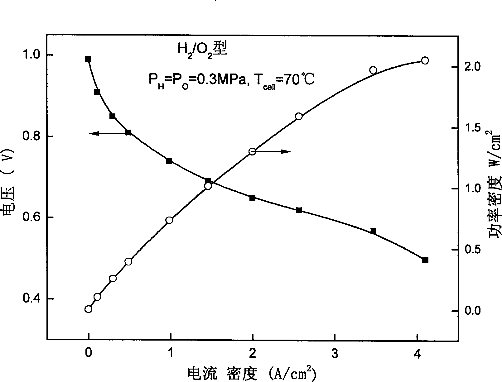 Self-humidifying solid electrolyte composits membrane and manufacturing process thereof