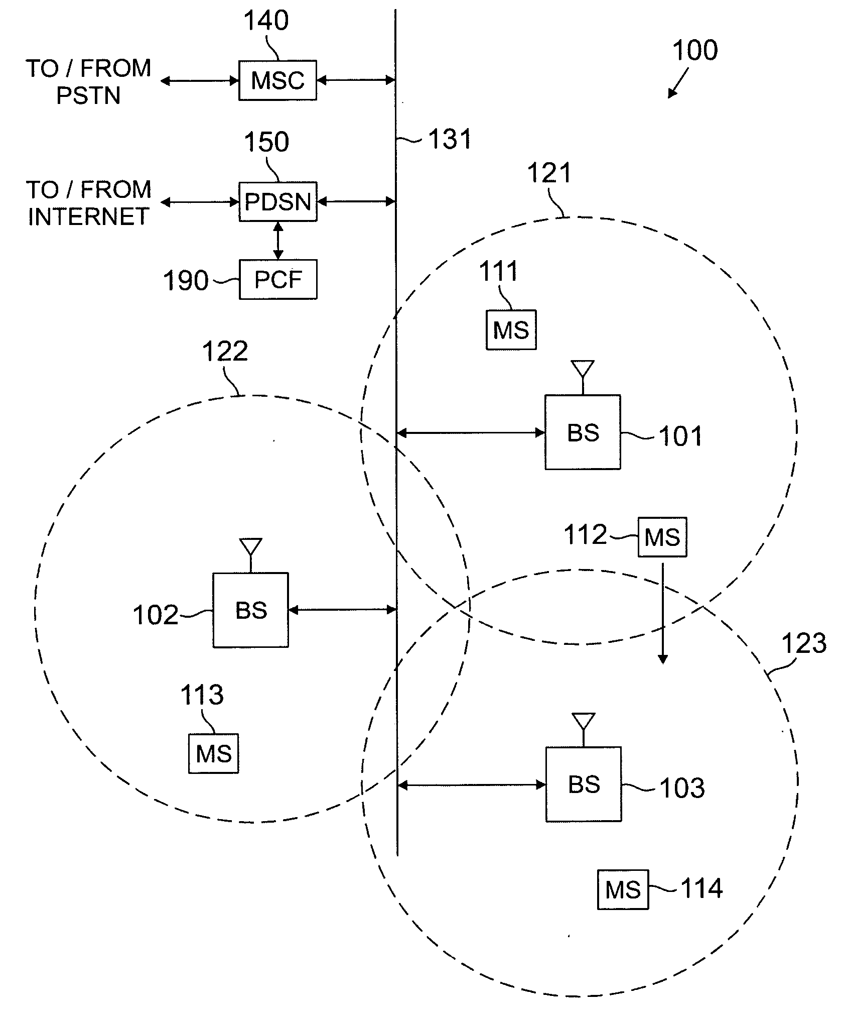Apparatus and method for reducing paging channel loading for broadcast multicast services in a wireless network