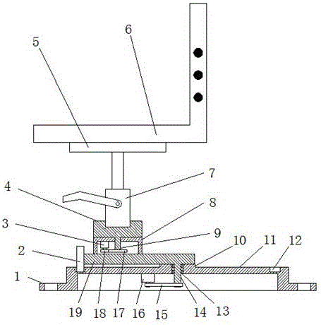 Turning regulating mechanism of children's amusement chair