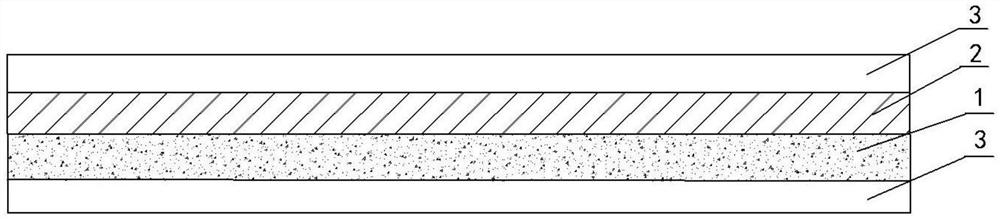 A graphene silver nanowire composite flexible heating film assembly