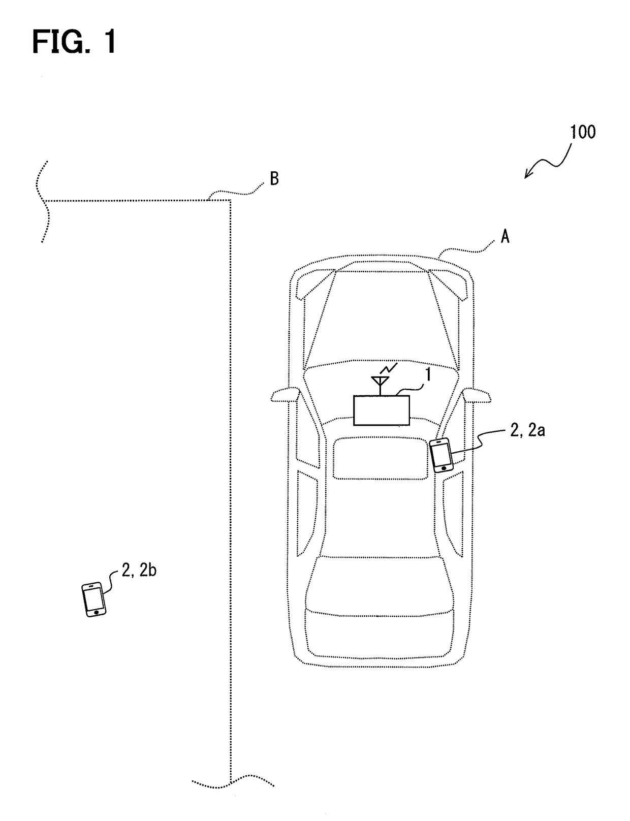 Parking and location determination on-vehicle device