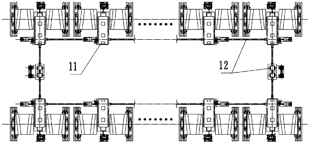 Non-balance-weight-type ship elevator hoisting mechanism