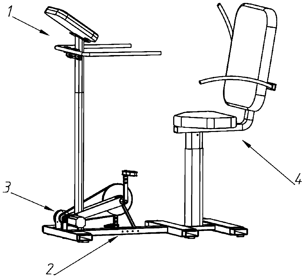 A compact limb rehabilitation training vehicle for stroke