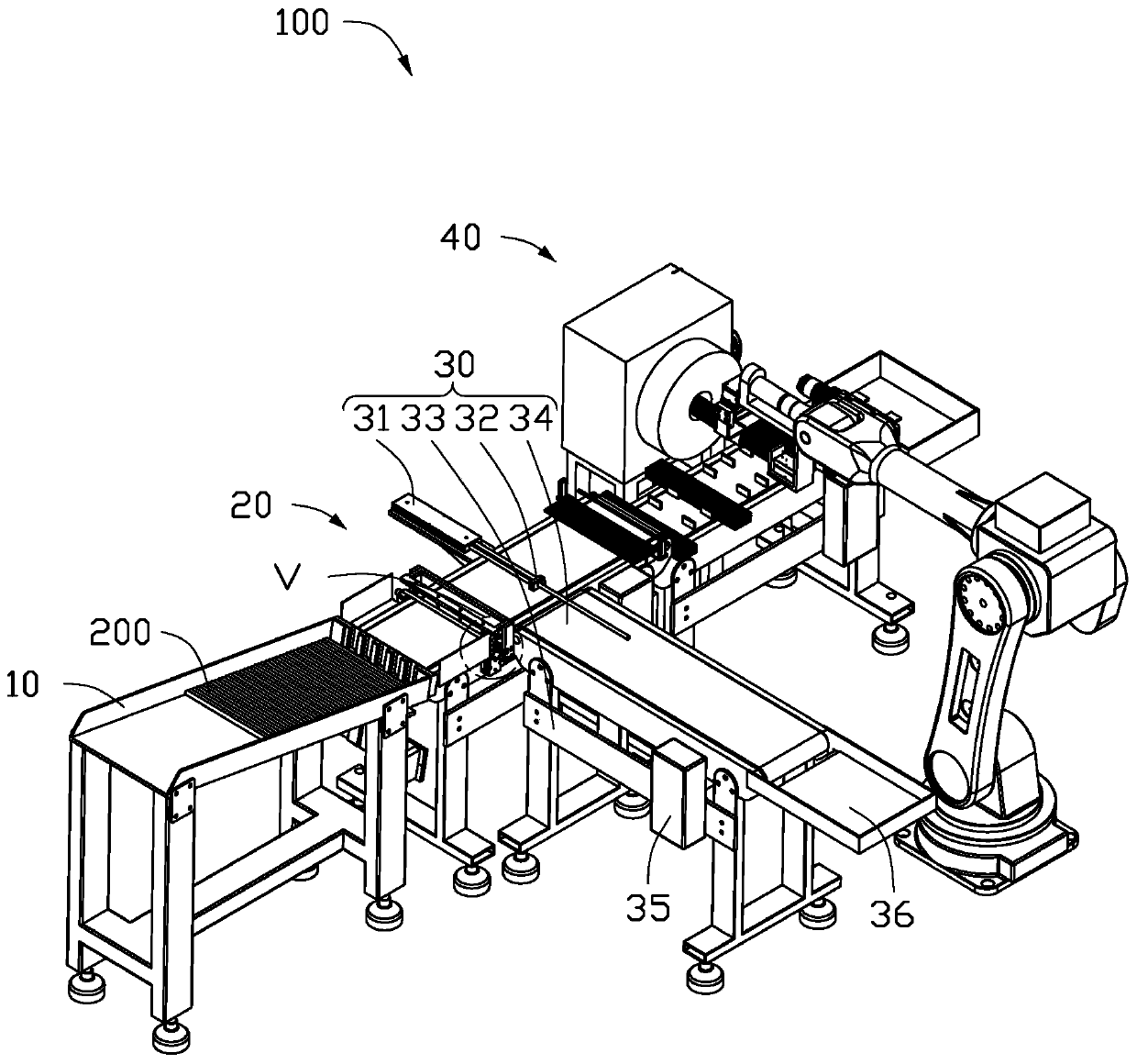 Detecting and packaging device