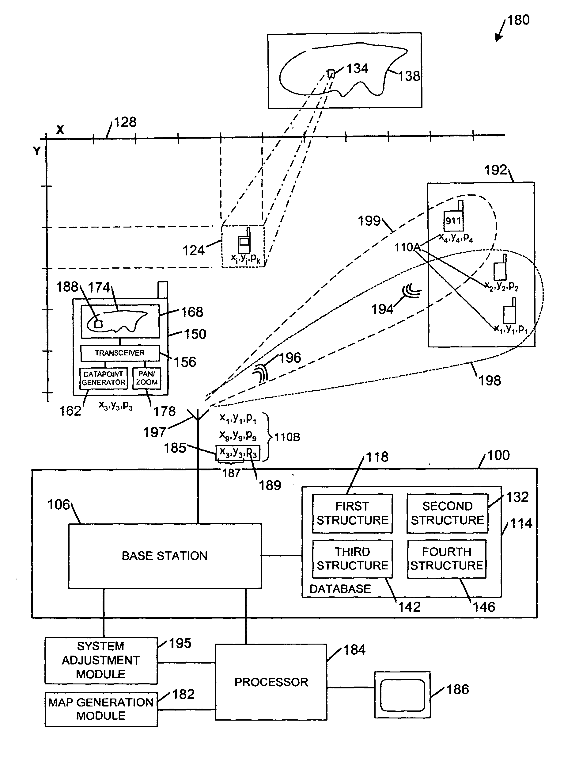 Wireless communication mapping apparatus, systems, and methods