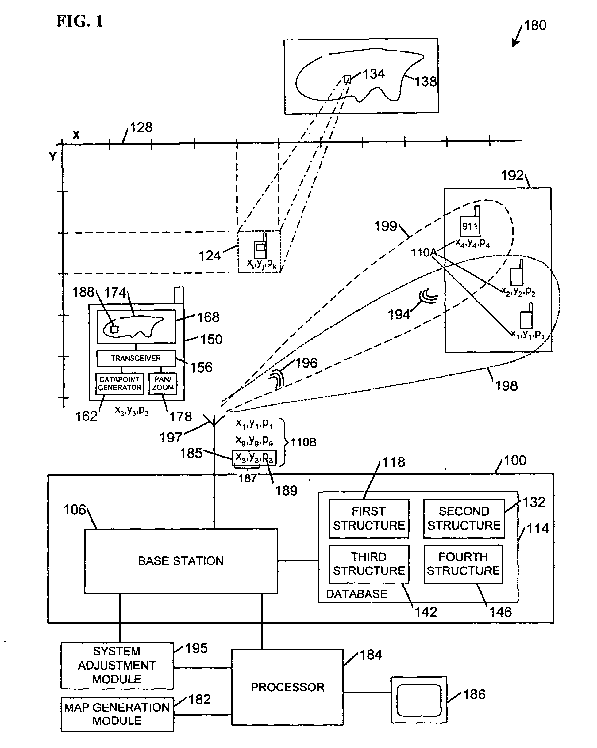 Wireless communication mapping apparatus, systems, and methods