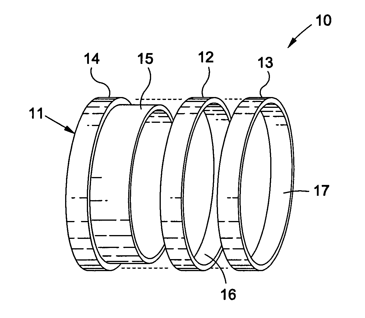 Method of manufacturing multi-element tungsten carbide jewelry rings