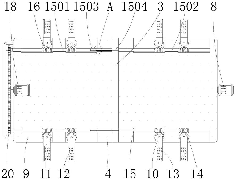 Clamping arm mechanism for three-dimensional garage carrier