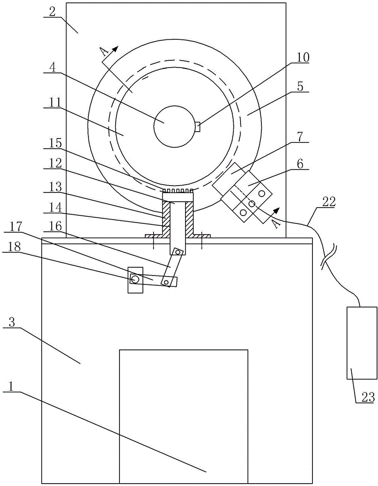 Brake structure of beam pumping unit