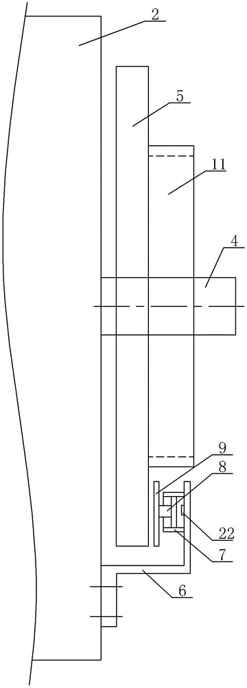 Brake structure of beam pumping unit