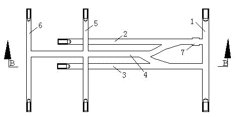 Component-based mining area roadway layout model