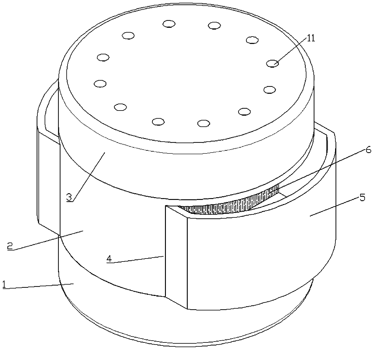 Small-size portable dust collecting equipment