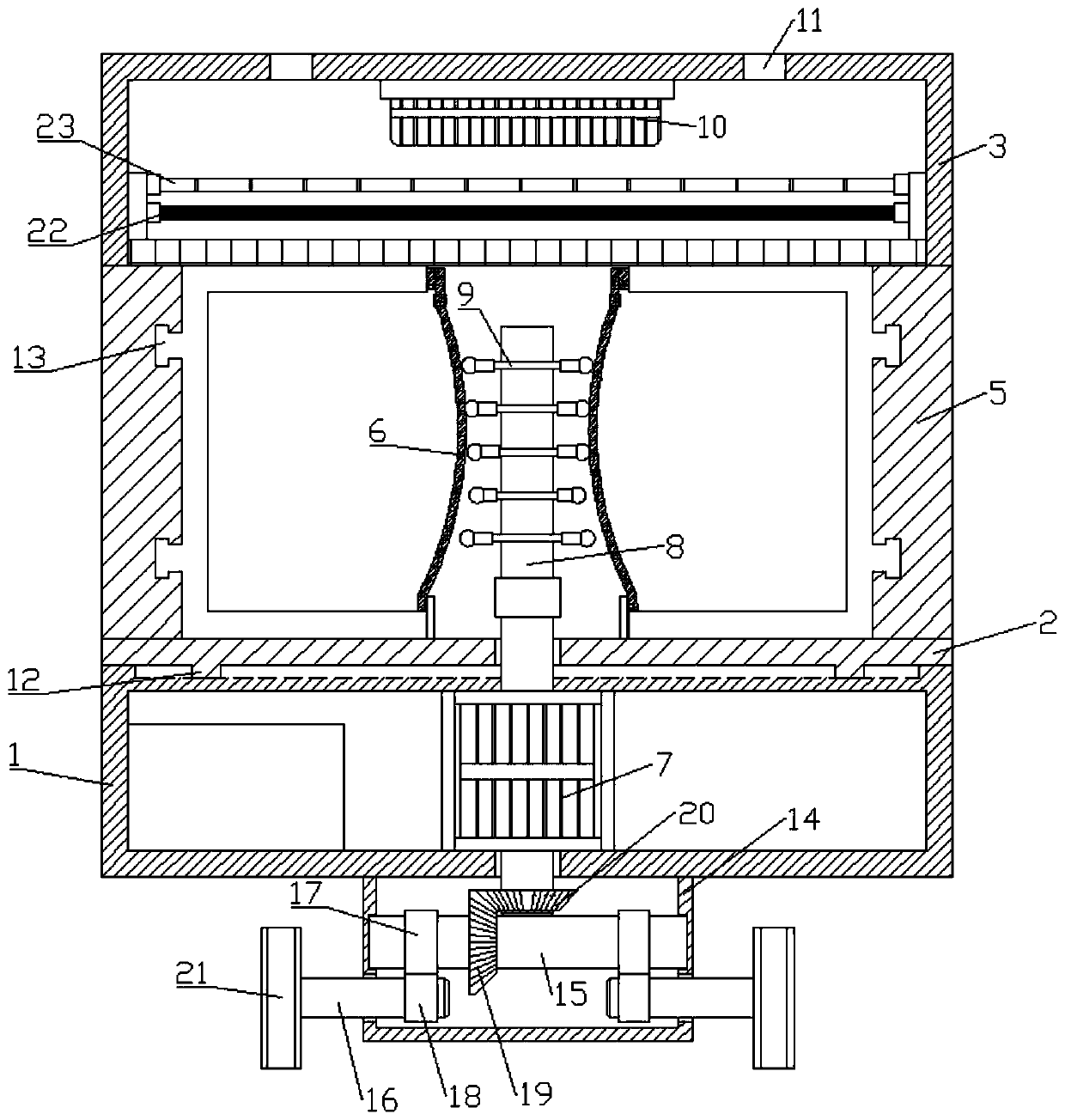 Small-size portable dust collecting equipment