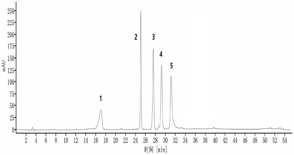 Detection method of rose polyphenol