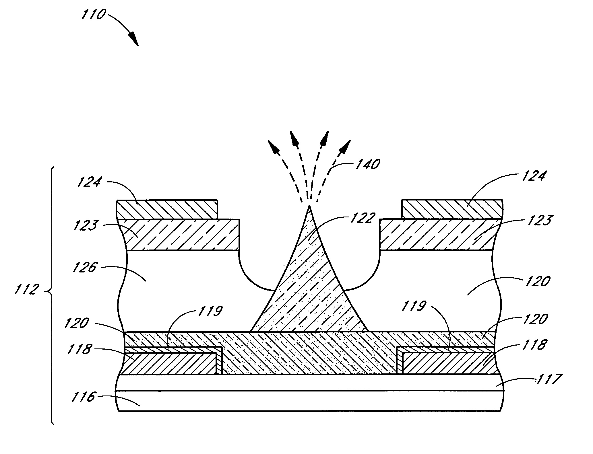 Method of forming nitrogen and phosphorus doped amorphous silicon as resistor for field emission display device baseplate