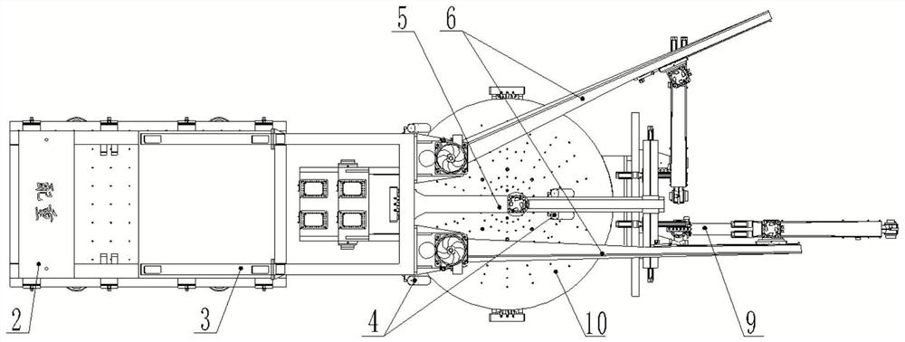 Space mechanical arm suspension microgravity simulation method