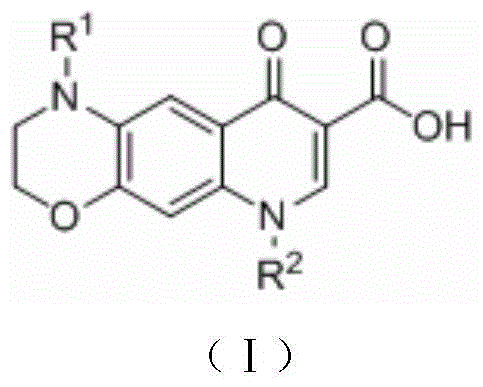 1‑n‑substituted benzyl‑6‑n'‑substituent‑2,3,6,9‑tetrahydro‑1h‑[1,4]oxazino[3,2‑g]quinolin‑9‑one  ‑8‑Formic acid compound and its preparation method and application