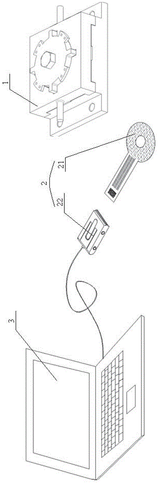 Method and device for measuring axial force of threaded fasteners