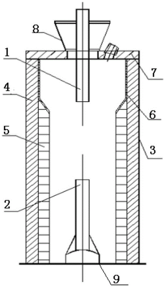 Graphitizing furnace liner structure