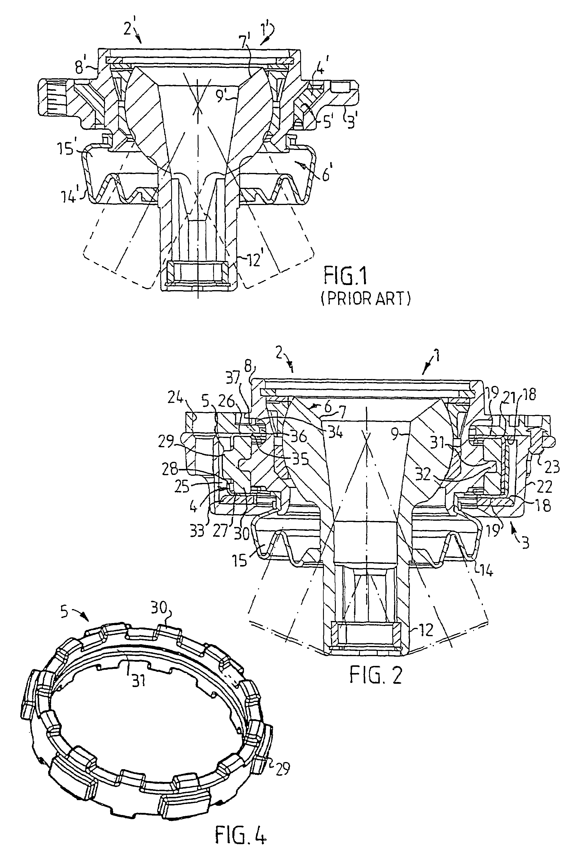 Joint arrangement for a gear shift mechanism