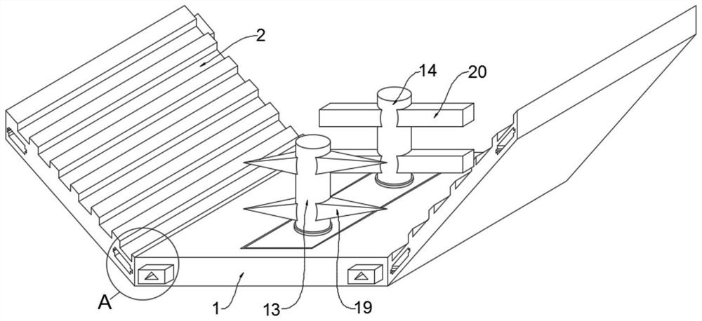 Convenient-to-disassemble anti-blocking drainage channel for agricultural water conservancy engineering