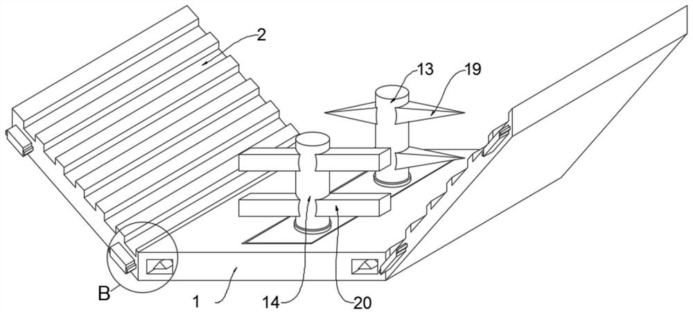 Convenient-to-disassemble anti-blocking drainage channel for agricultural water conservancy engineering