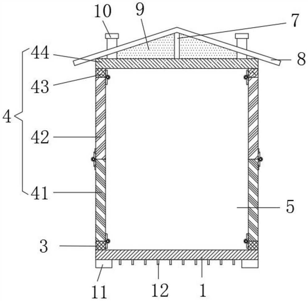 Assembly type intelligent container board house and construction method thereof