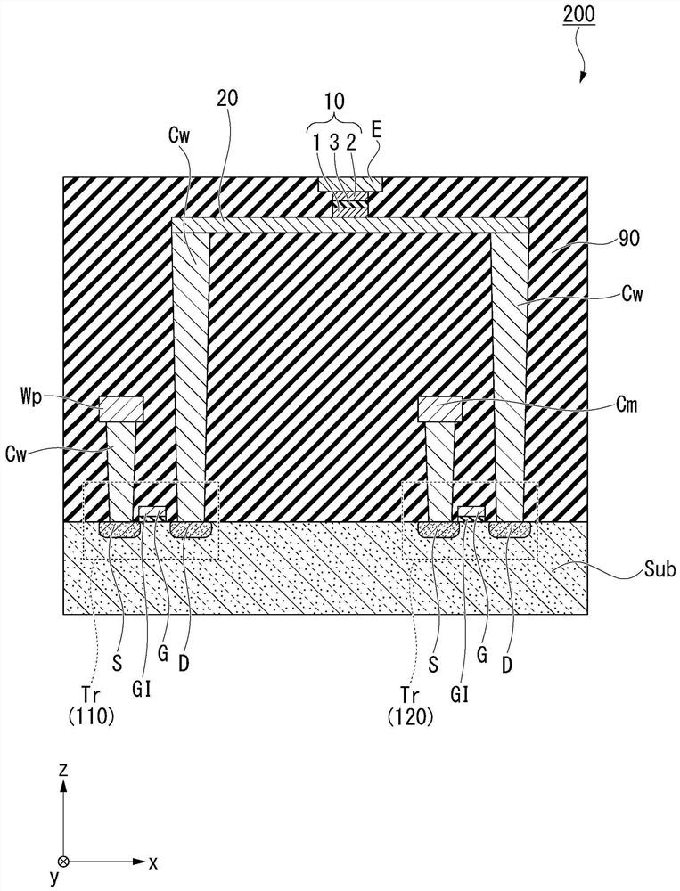 Magnetization rotation element, magnetoresistive effect element, semiconductor element, magnetic recording array, and method for manufacturing magnetoresistive effect element