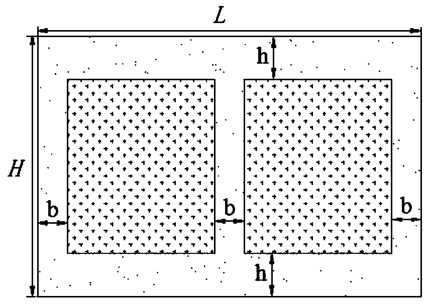Composite insulation building block hole shape design method and composite insulation building block