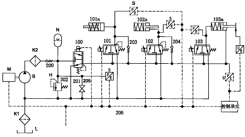 Hydraulic system and hybrid vehicle comprising same