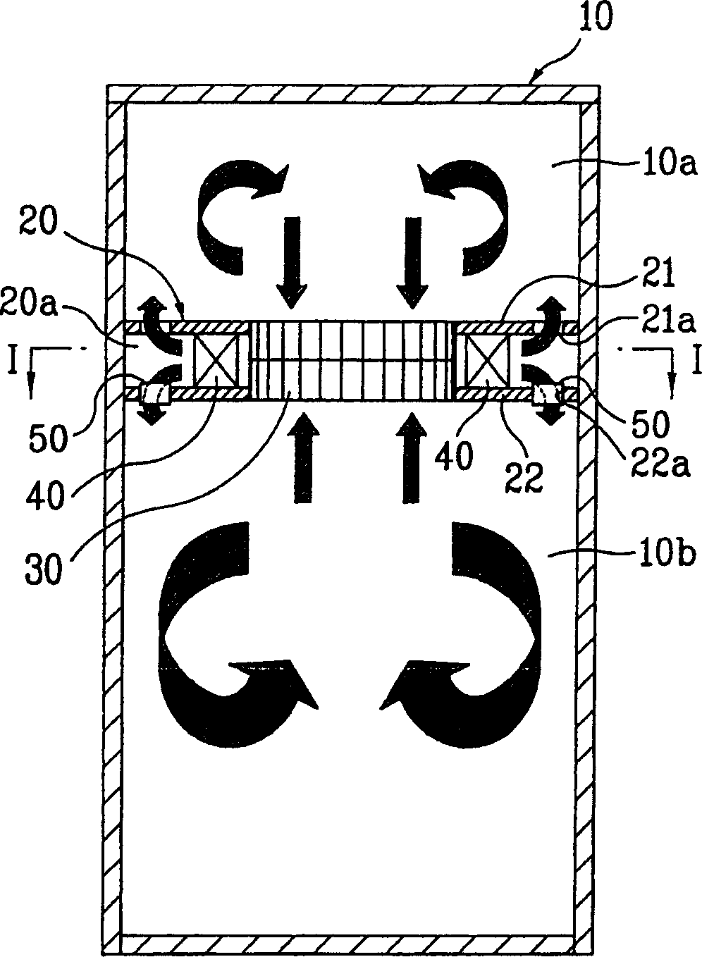 Refrigerator using double-suction centrifugal fan