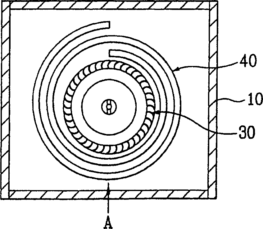 Refrigerator using double-suction centrifugal fan