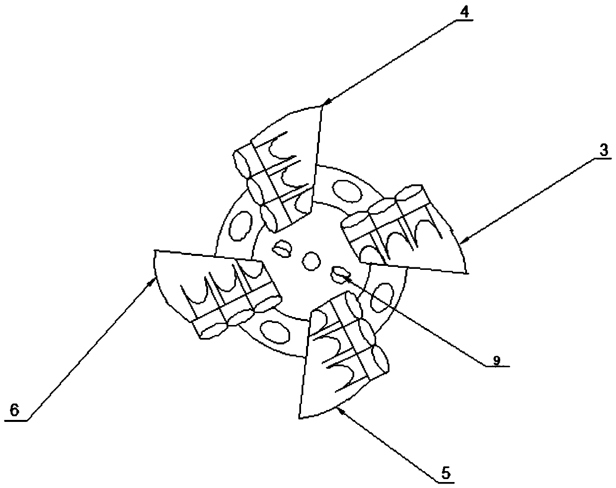 Novel compact drill bit