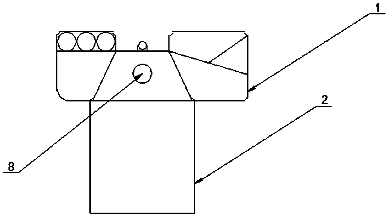 Novel compact drill bit