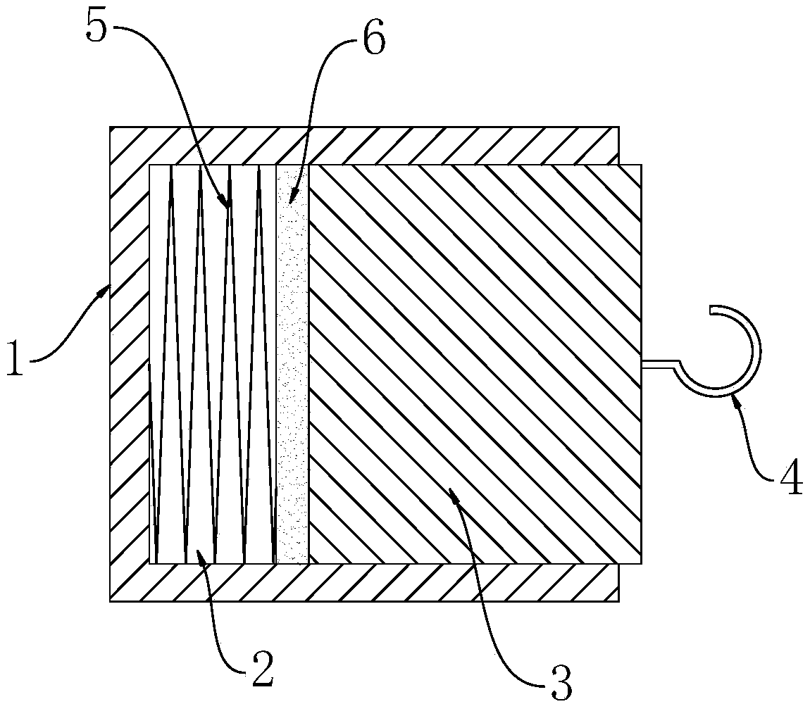 Wall hooking device for decoction