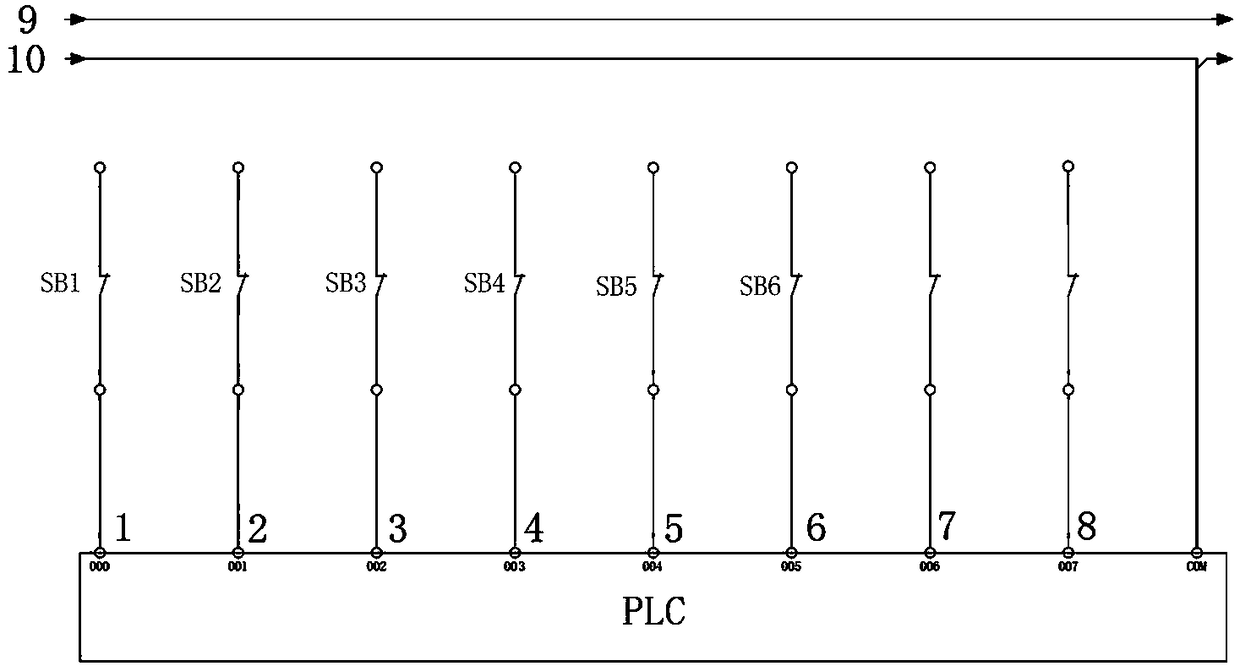 Packaging machine emergency protection switch tripping fault diagnosis system