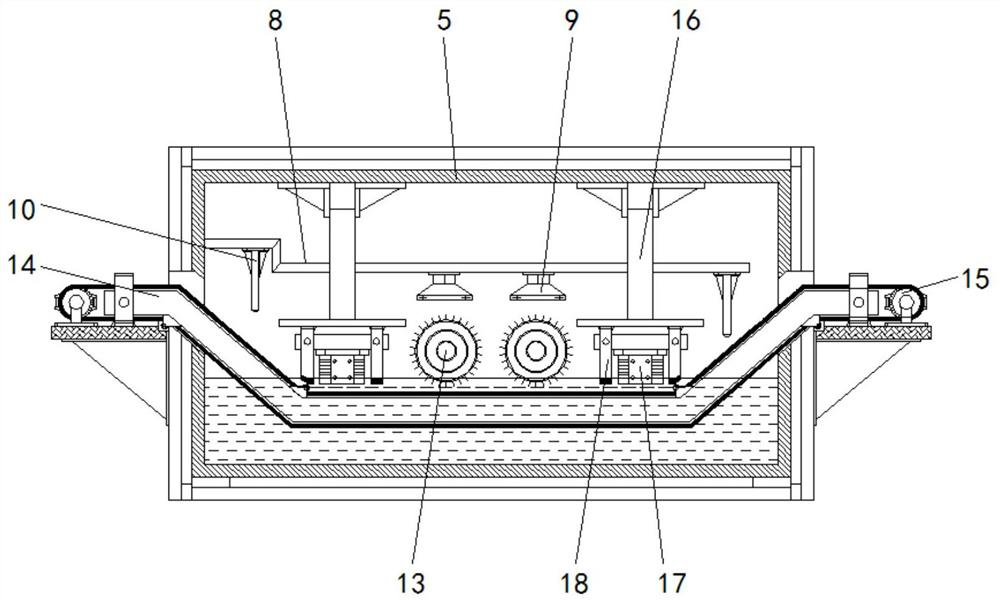 Monocrystalline silicon wafer multi-mode efficient cleaning device