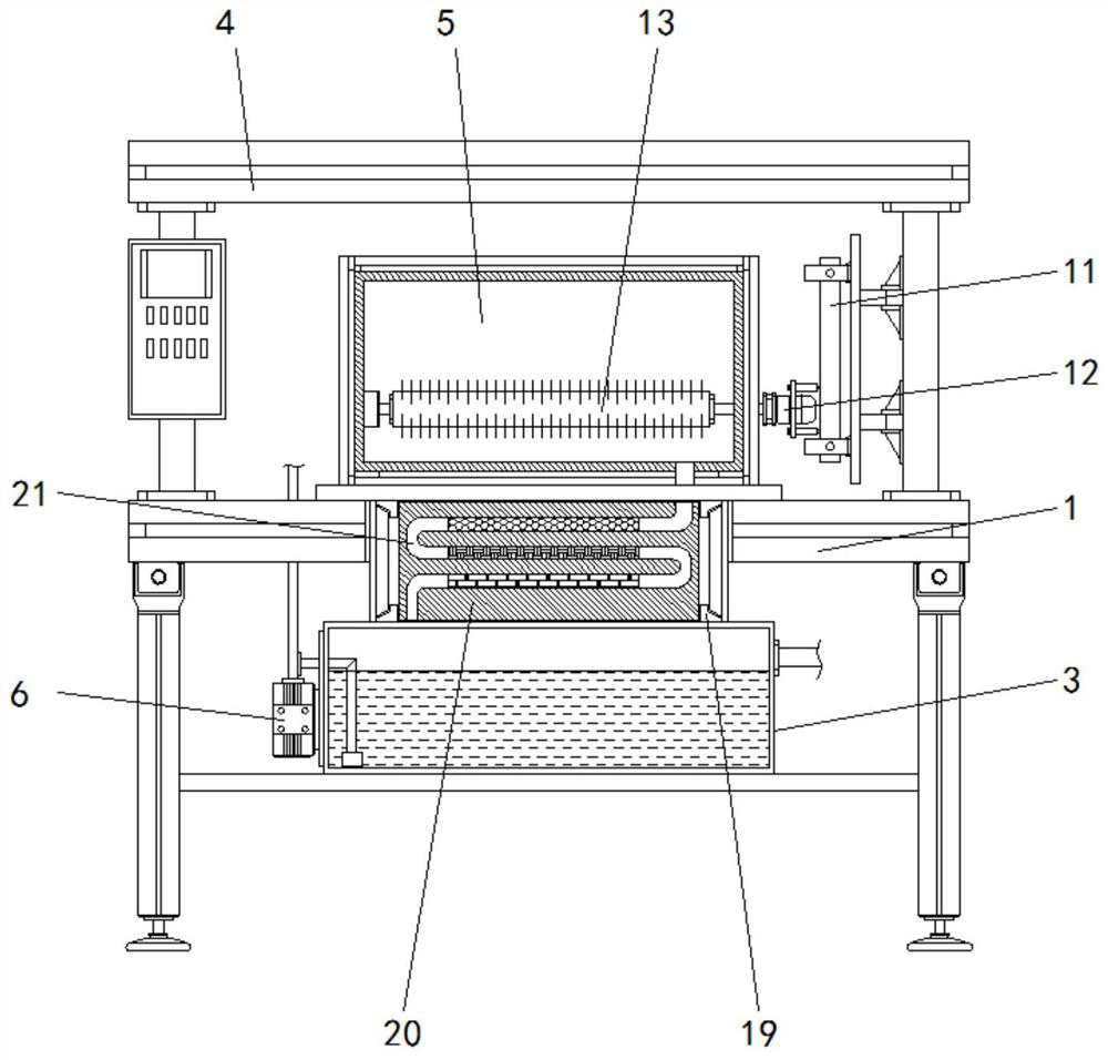 Monocrystalline silicon wafer multi-mode efficient cleaning device