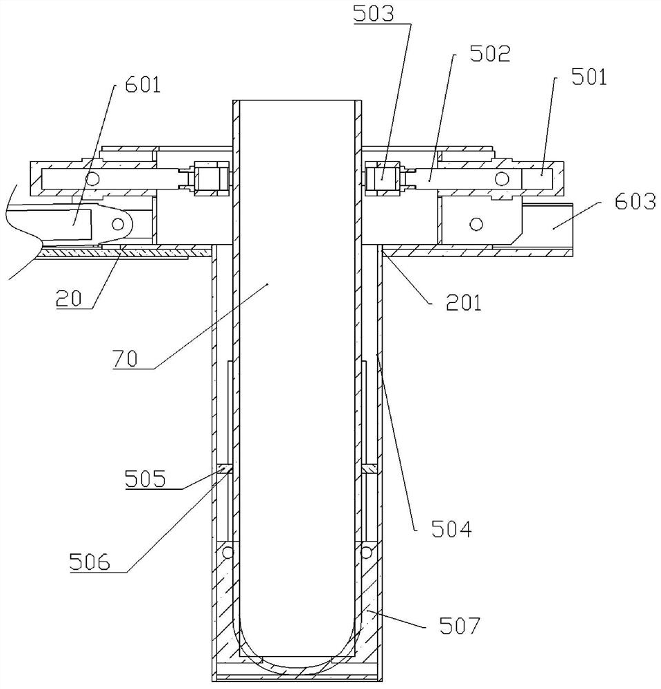 Large oil cylinder assembling device