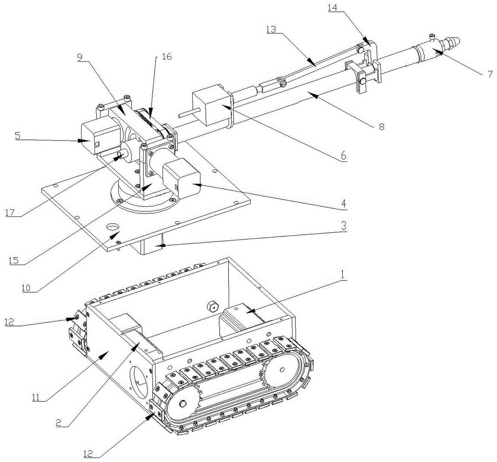 Pipe cleaning robot and control method thereof