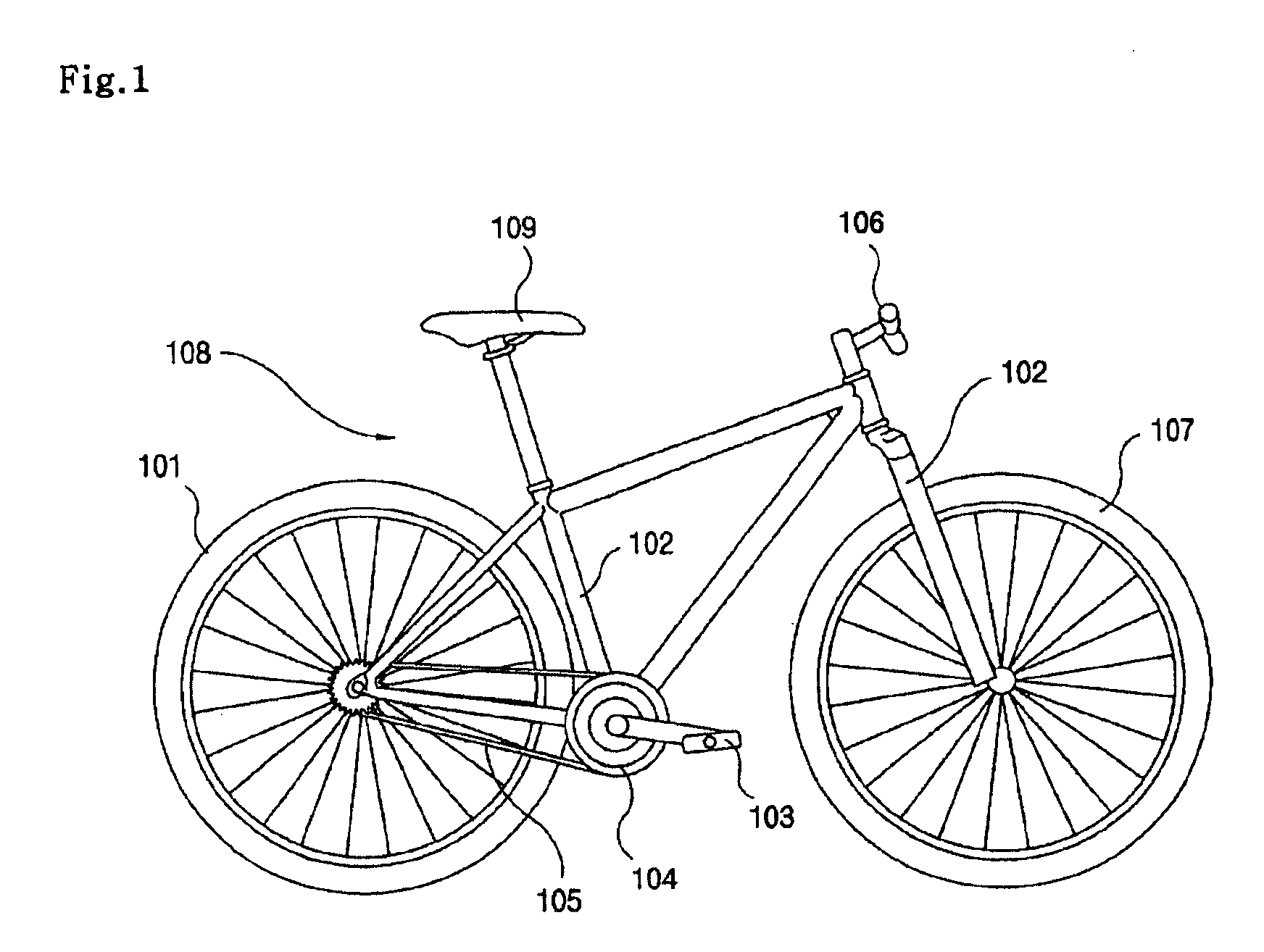 Bicycle of type driven by operation of handle